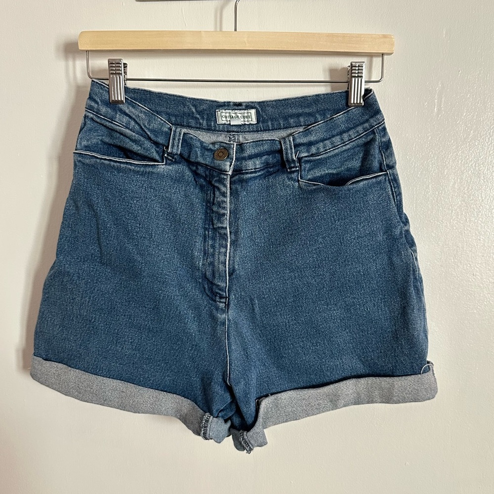 Vintage Denim Blue Women's Shorts